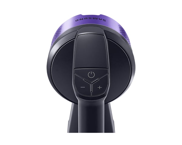 Samsung VS15A6031R4/GE upprättstående dammsugare och elektrisk sopborste Skaftdammsugare Batteri Torr Cyklonisk Utan påse 0,8 l 410 W Svart, Lila