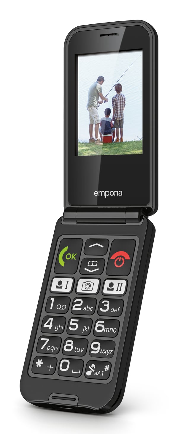Emporia emporiaTALKglam 6,1 cm (2.4") 94 g Musta Ominaisuuspuhelin