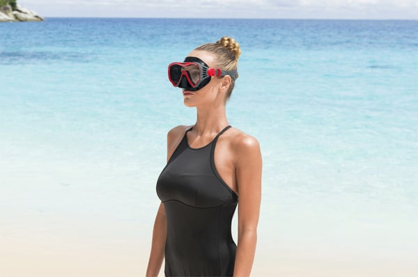 Bestway 22074 / 23 dykmasker Härdat glas Silikon Blandade färger Vuxen