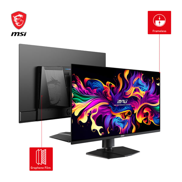 MSI MPG 321URXDE QD-OLED - OLED-skærm - Gaming - 80 cm (31.5\")