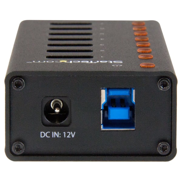 StarTech.com USB 3.0-hubb med 7 portar - 5Gbps - skrivbords- eller väggmonterbart metallkabinett