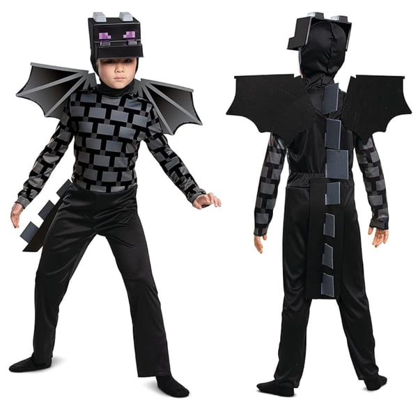 Disguise Minecraft Ender Dragon Smart kostume Barn Hanstik Spil