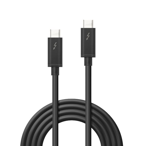 Lindy 41557 Thunderbolt kabel 2 m 20 Gbit/sek. Sort