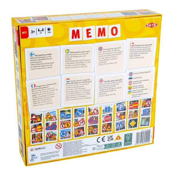 Tactic Memo Traffic Signs