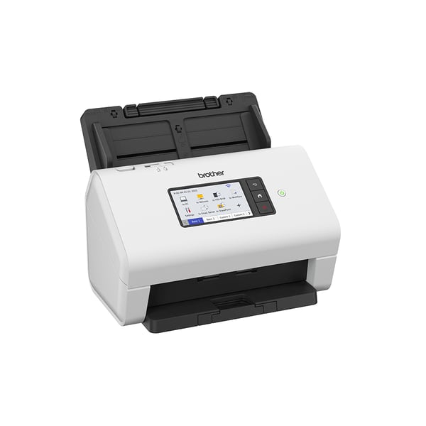 Brother ADS-4900W skanneri ADF + arkinsyöttöskanneri 600 x 600 DPI A4 Musta, Valkoinen