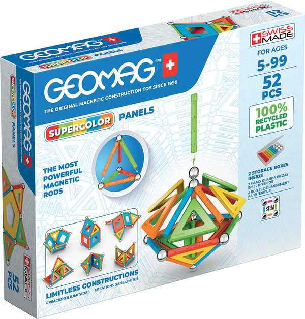 Geomag SuperColor Panels Recycled Neodymium magnet-legetøj