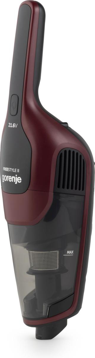 Gorenje SVC216100FSIIR 2-i-1 stangstøvsuger Batteri Dry Poseløs 0,5 L 130 W Rød