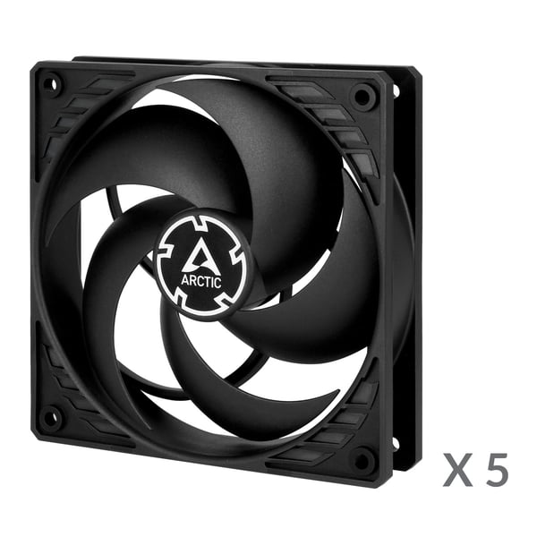 ARCTIC P12 Value Pack Computerkabinet Ventilator 12 cm Sort