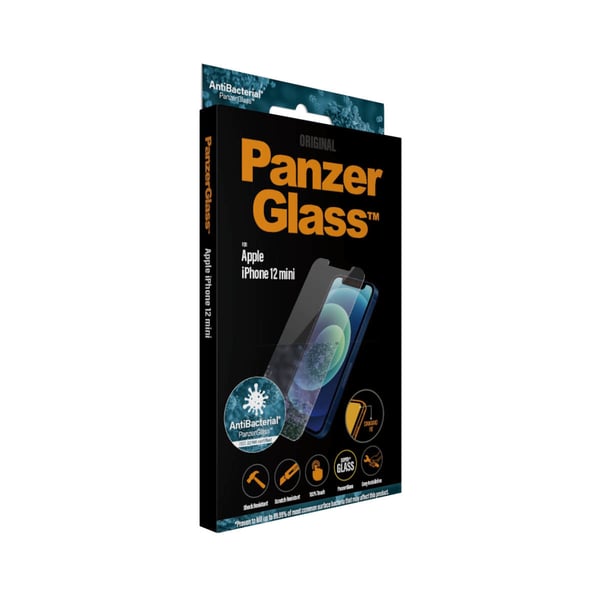 PanzerGlass ® Screen Protector iPhone 12 Mini | Standard Fit Genomskinligt skärmskydd Apple 1 styck