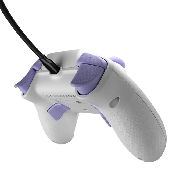 Turtle Beach REACT-R Lila, Vit USB Spelplatta Analog / Digital PC, Xbox One, Xbox Series S, Xbox Series X