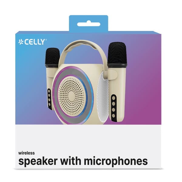 Celly PARTYMIC2 Hvid 6 W