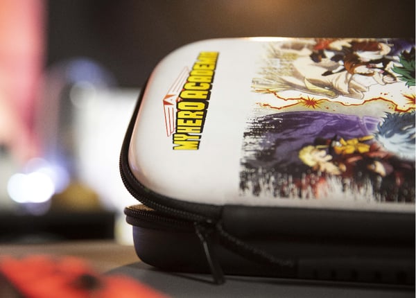 Konix My Hero Academia 80761117671 väskor för bärbara spelkonsoller Hårt fodral Nintendo EVA (Ethylene Vinyl Acetate) Multifärg, Vit
