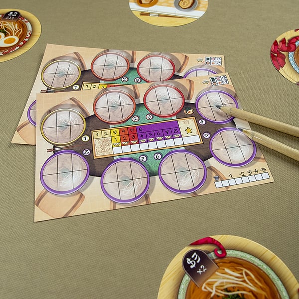 Jumbo Ramen Ink Ramen Ink Dice Game Korttipeli Tuuripeli