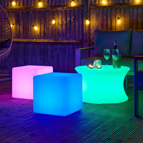 Tickit Sensory Mood Table natlys til baby Fritstående Hvid