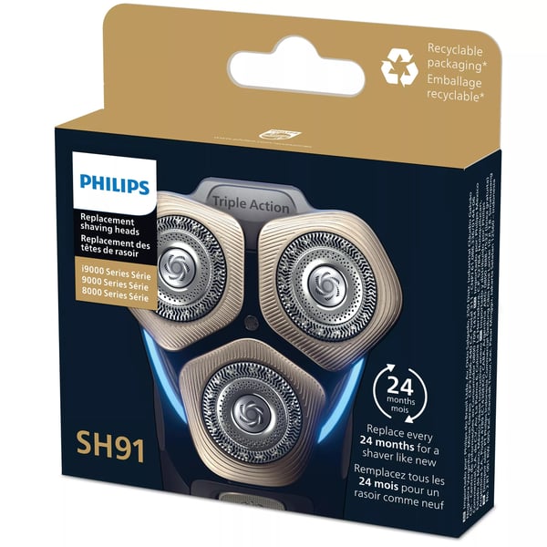 Philips SHAVER Series 9000 and SP9000 SH91/50 Extra rakhuvuden