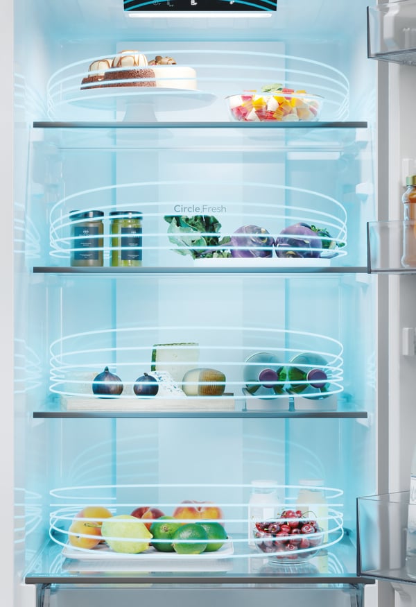 Candy Fresco CNCQ2T518EB Fritstående 279 L Sort