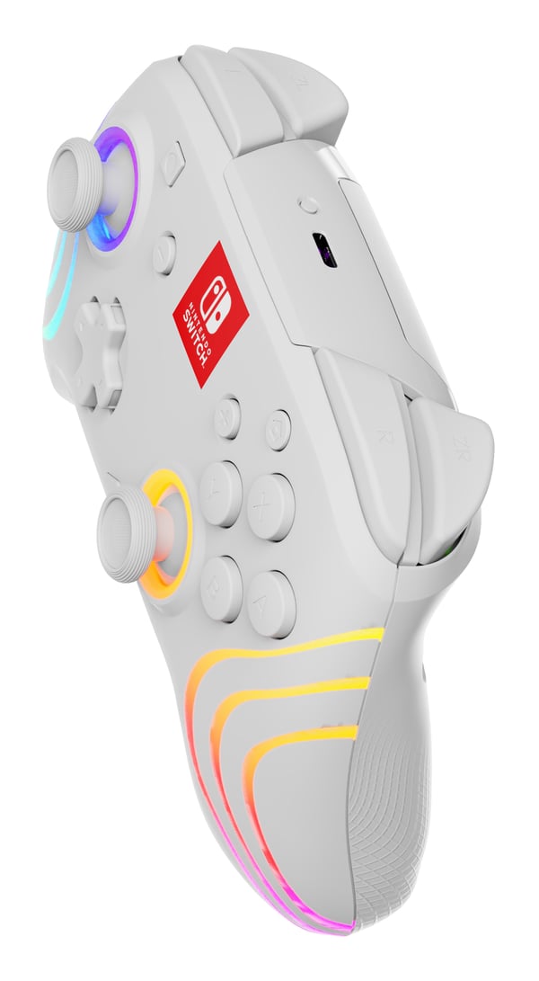 PDP Afterglow Wave Hvid Gamepad Analog/digital Nintendo Switch, Nintendo Switch OLED