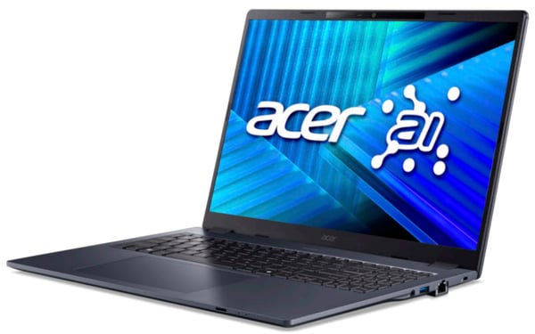 Acer TravelMate TMP416-54-TCO-5510 Copilot+ PC Intel Core Ultra 5 225U Laptop 40,6 cm (16") WUXGA 16 GB DDR5-SDRAM 512 GB SSD Wi-Fi 7 (802.11be) Windows 11 Pro Blå QWERTZ Tysk