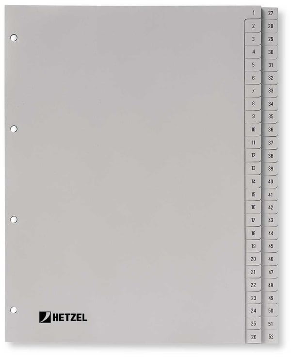 Rexel 721308 hakemisto Harmaa