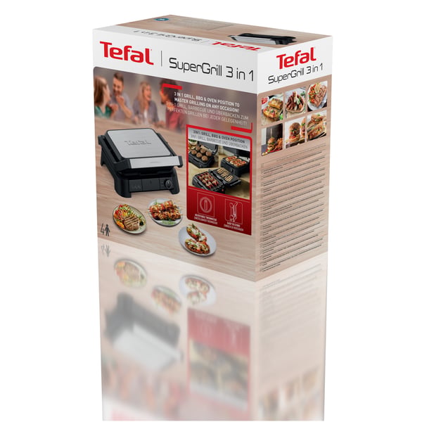 Tefal SuperGrill 3-in-1 GC510DE0 kosketusgrilli