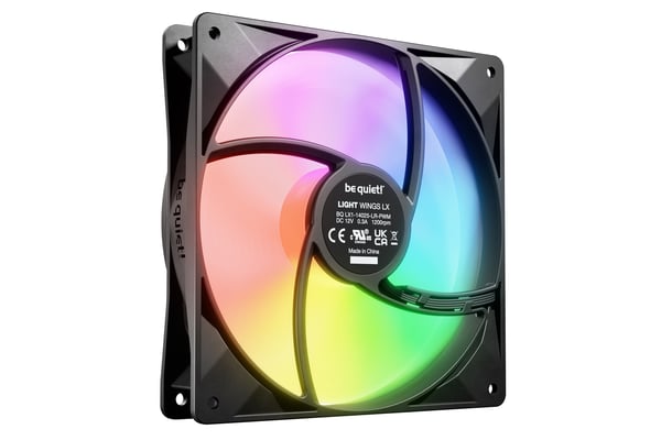 be quiet! LIGHT WINGS LX 140mm PWM Computerkabinet Ventilator 14 cm Sort 1 stk