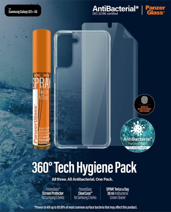 PanzerGlass ® Samsung Galaxy S21+ 5G - Hygiene Pack