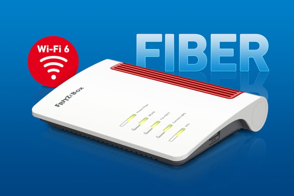 Box FRITZ! 5530 Fiber AON trådløs router Gigabit Ethernet Dual-band (2,4 GHz / 5 GHz) Hvid