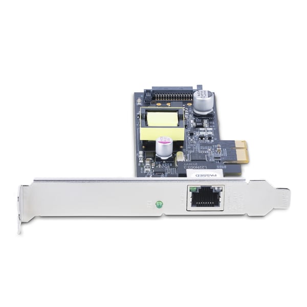 StarTech.com 1-ports 2,5 Gbps NBASE-T PoE-nätverkskort, Intel I225-V, 802.3af/at PoE+ Multi-Gigabit NIC, PCI Express Server LAN-kort, SATA-drivet Ethernet-gränssnitt för stationära datorer - Stödjer Windows, Linux