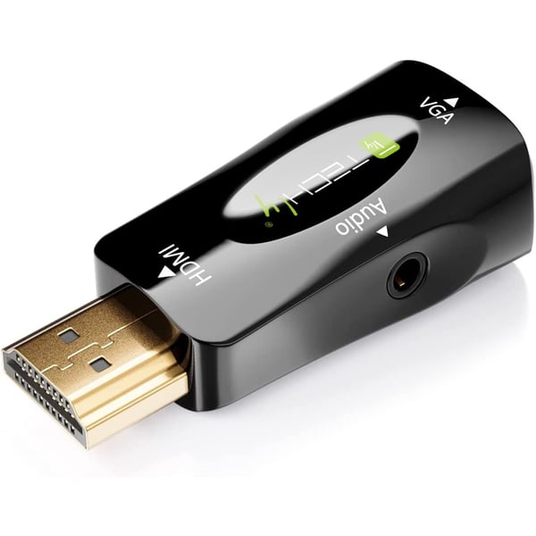 Techly IDATA HDMI-VGA2MABT2 videosignalomvandlare Passiv videokonverterare 1920 x 1080 pixlar