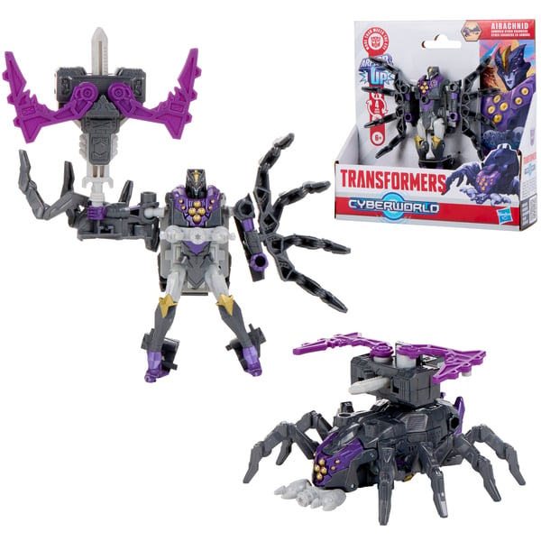 Transformers CYBERWORLD Airachnid Armored Cyber Changers