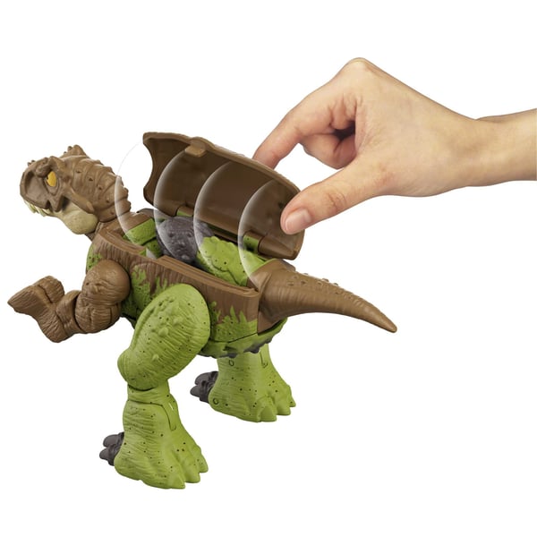 Jurassic World FIERCE CHANGERS DOUBLE DANGER Tyrannosaurus Rex och Ankylosaurus