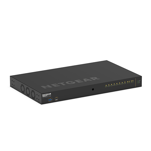 NETGEAR GSM4212UX Administreret L2/L3 Gigabit Ethernet (10/100/1000) Strøm over Ethernet (PoE) 1U Sort