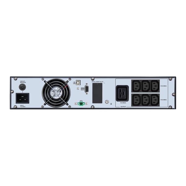 APC Easy UPS On-Line UPS-enhed Dobbeltkonvertering (online) 3 kVA 2700 W 6 AC stikkontakt(er)