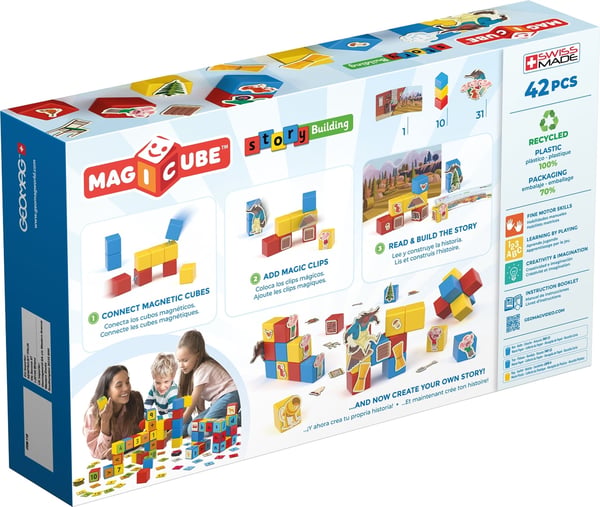 Geomag MagiCube Story Building Three Little Pigs Neodymmagnetleksak