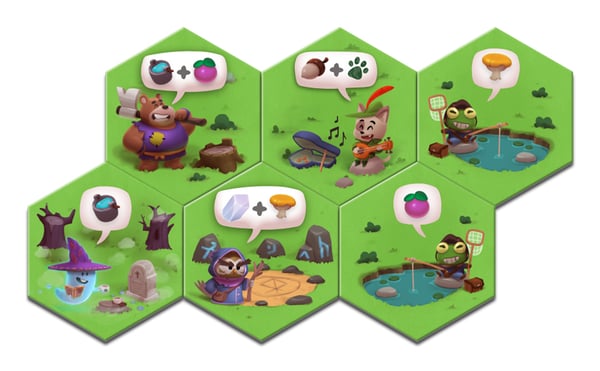 Asmodee GRGMIS01ES lautapeli Misty Valley 30 min Korttipeli