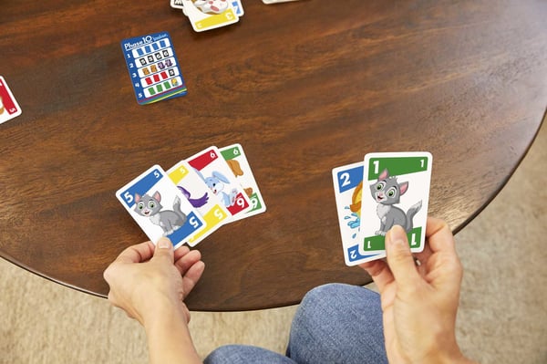 Mattel Games Phase 10 Junior Kortspel Kasta kort