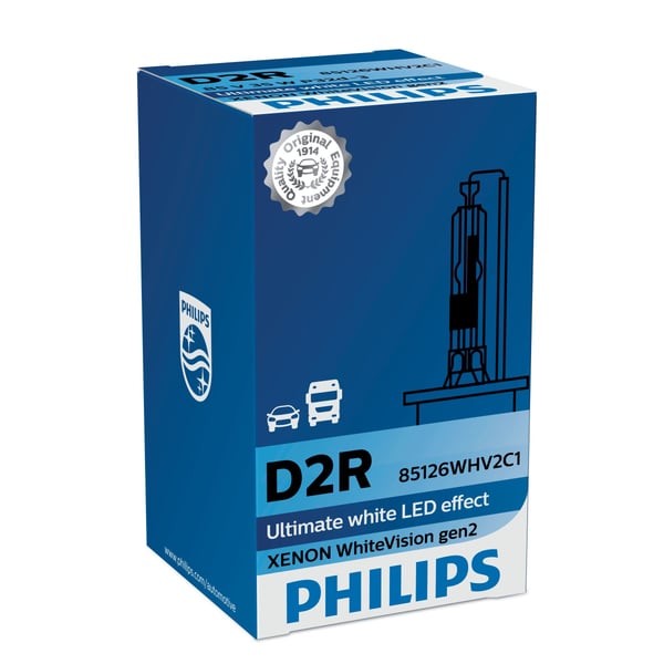 Philips WhiteVision Xenon gen2 85126WHV2C1 Xenon-forlygtepære til biler
