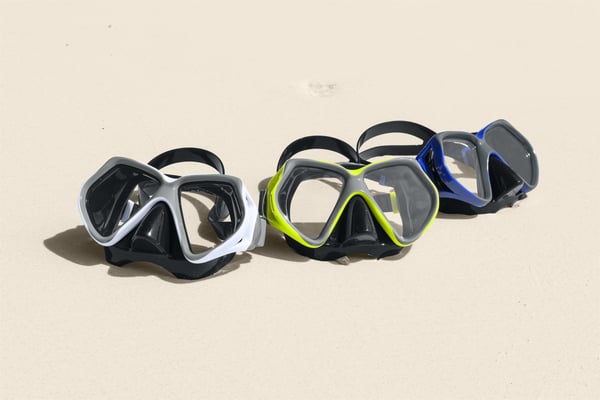 Bestway 22075 / 23 dykmasker Härdat glas Silikon Blandade färger Vuxen