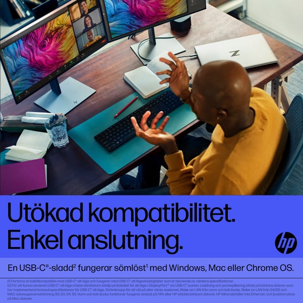 HP Thunderbolt Dock G4 - Dockningsstation - 2 x DP, Thunderbolt, USB-C, HDMI