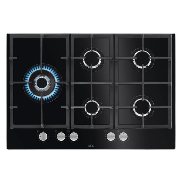 AEG HKB75820NB Sort Indbygget 75 cm Gaskomfur 5 zone(s) AEG HKB75820NB Sort Indbygget 75 cm Gaskomfur 5 zone(s)