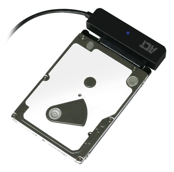 ACT AC1510 kaapelin sukupuolenvaihtaja SATA USB Type-A Musta