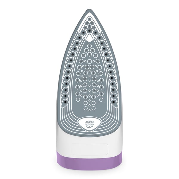 Tefal FV2836 Tør & dampstrygejern Keramisk strygesål 2400 W Lilla, Hvid