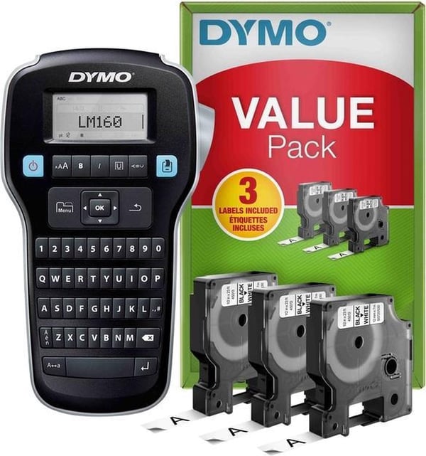 DYMO LabelManager LM160 etikettskrivare Termal transfer D1 QWERTY