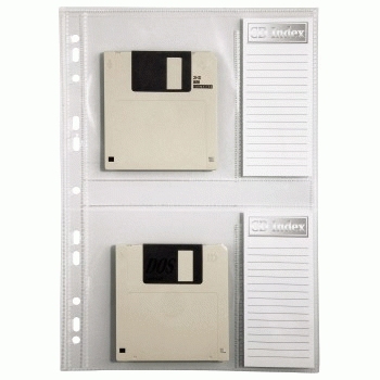 Miniatyrbillede 4 af 4: Hama 00078352 optisk disk etui 2 diske Transparent