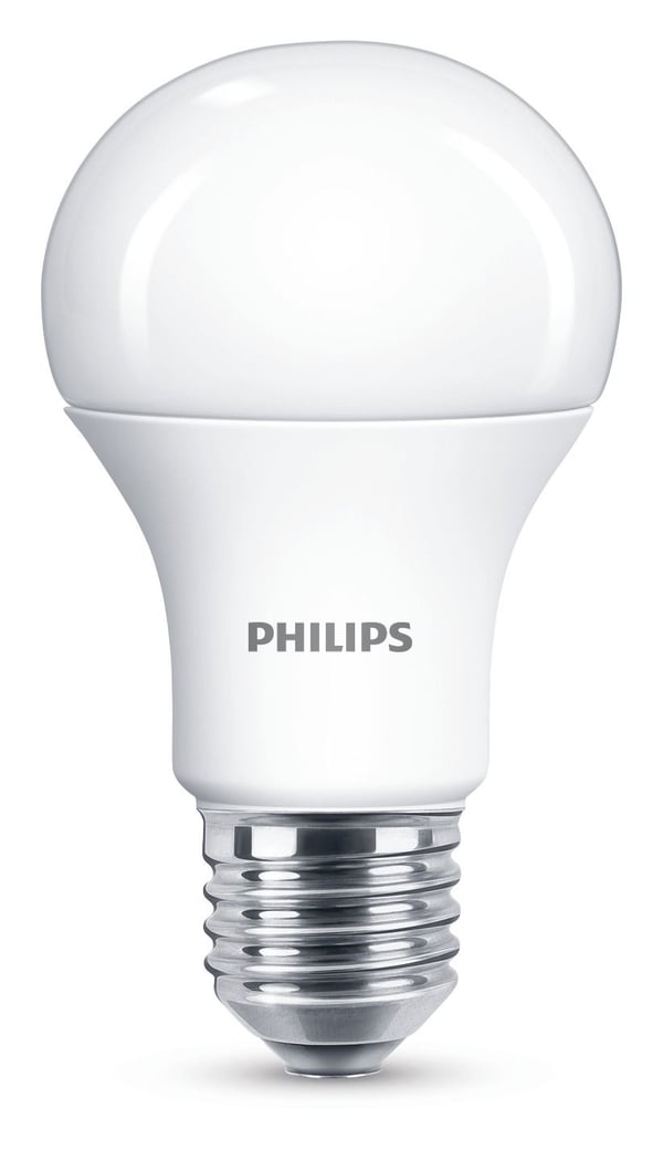 Philips 9 W (60 W), E27, lämmin valkoinen lamppu