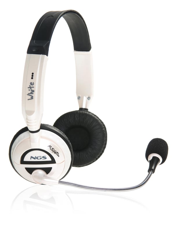 NGS MSX 6 PRO HOVEDTELEFONER med mikrofon HVID/SORT