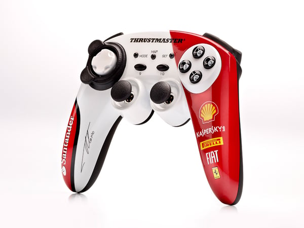 Thrustmaster F1 Wireless Gamepad Ferrari 150th Italia Alonso Edition Pad-ohjain PC, Playstation 3