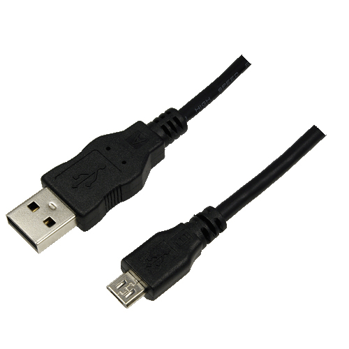 LogiLink 1.8m USB/microUSB USB-kablar USB 2.0 1,8 m USB A Micro-USB B 0,48 Gbit/s Svart