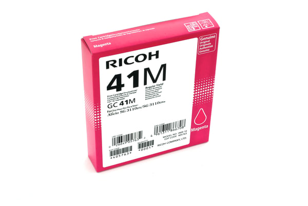 Ricoh 405763 blækpatron 1 stk Original Standard udbytte Magenta Ricoh 405763 blækpatron 1 stk Original Standard udbytte Magenta