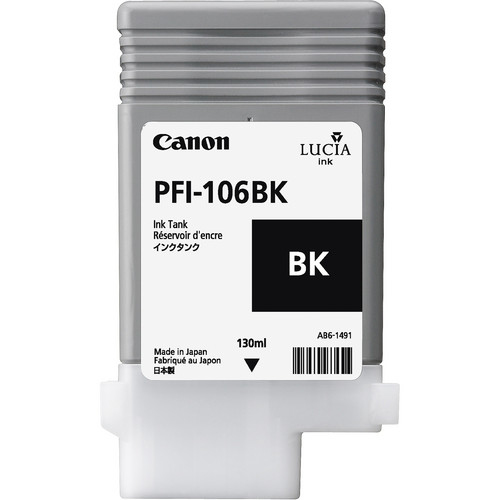 Canon PFI-106 BK blækpatron 1 stk Original Foto sort